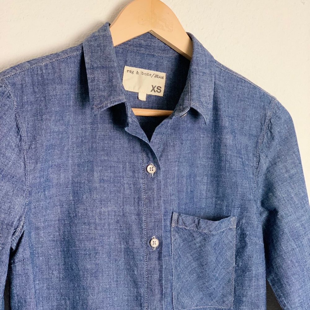 Rag & Bone/Jean “The Perfect Shirt” Sz XS - Picture 4 of 7
